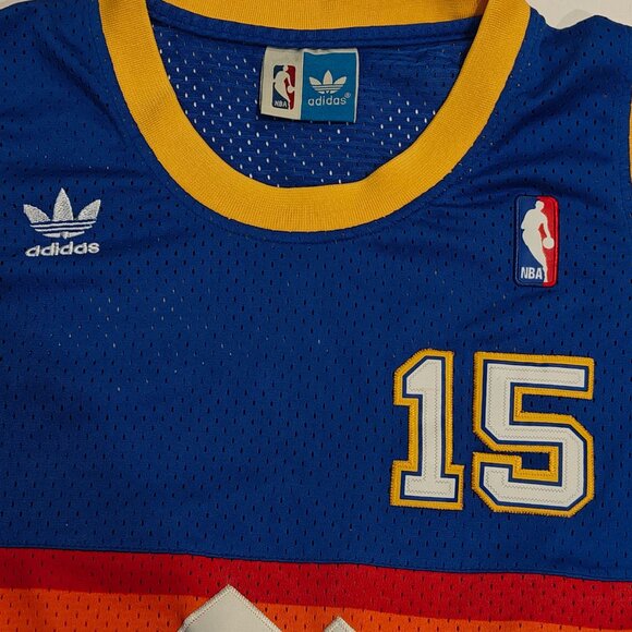 NBA JERSEY DENVER NUGGETS CARMELO ANTHONY ADIDAS SWINGMAN MEN'S SIZE L VINTAGE - Picture 7 of 16